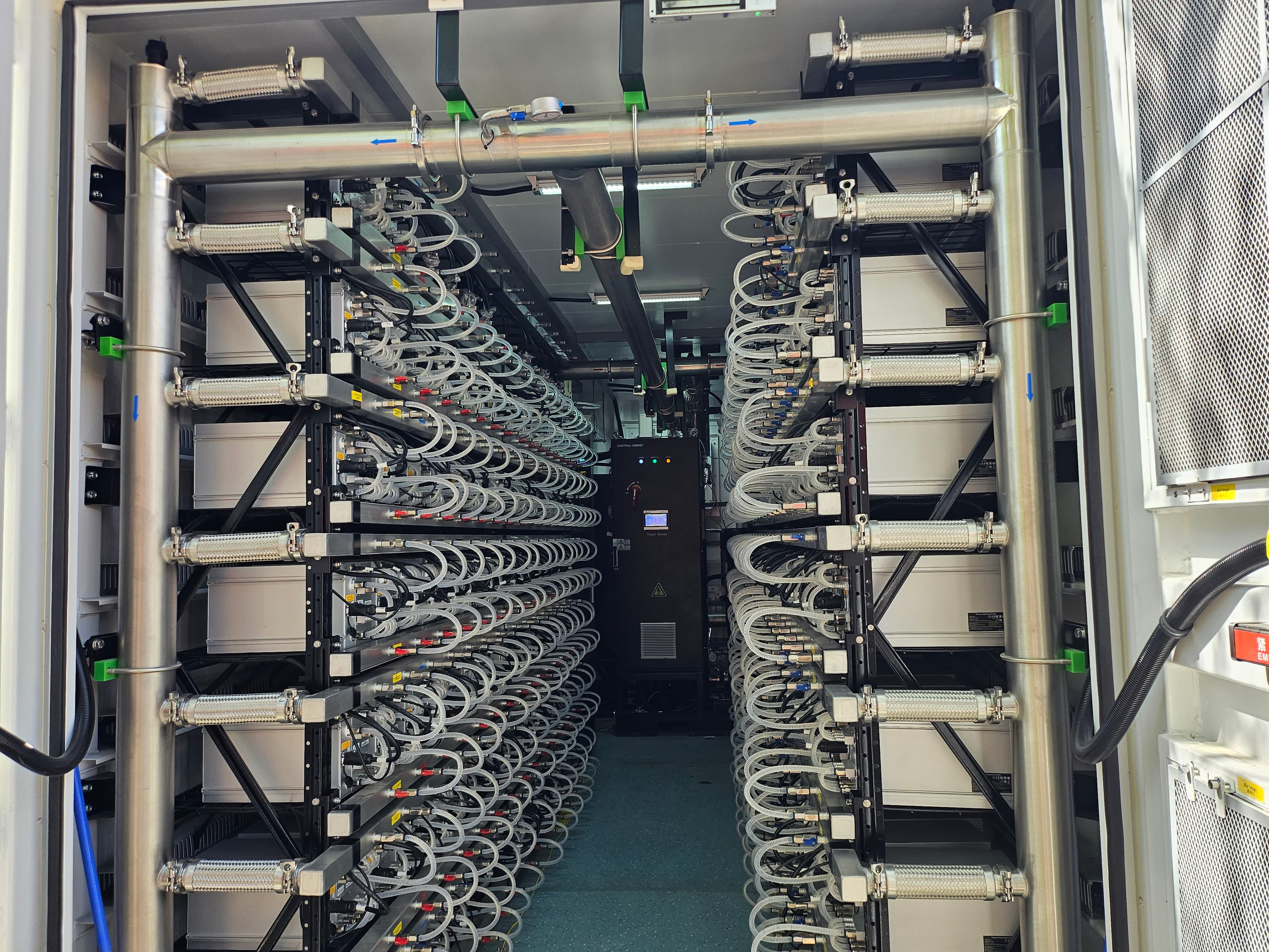 Mining facility rack infrastructure